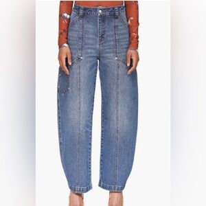 AVEC LES FILLES BARREL LEG CARPENTER JEANS